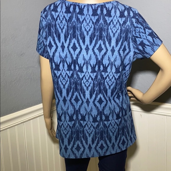 Banabee XL blue flower tee - Picture 4 of 7